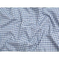 Minerva Core Range 1/4 inch 100% Cotton Gingham Fabric Indigo Blue