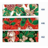 Christmas Bias Binding Tape Green