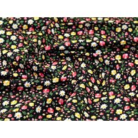 Rose and Hubble 100% Cotton Poplin Fabric Black