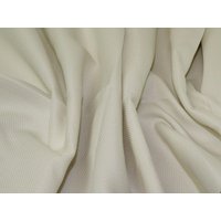 Deadstock Basket Weave Coating Fabric Ivory