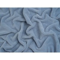 Minerva Core Range Bamboo Cotton Velvet Towelling Fabric Aqua