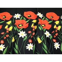 John Kaldor Ibrox Soft Crepe Fabric Red