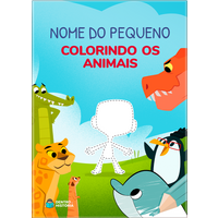 Colorindo os Animais | Livro de Colorir Personalizado