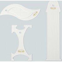 1/4" Acrylic Basic Ruler Set- High Shank and Long Arm