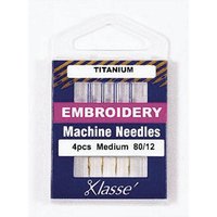 Baby Lock Get 13% Off Klasse Aa5108T Titanium 8012 Embroidery Needles 4Pack