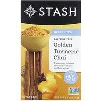 iHerb Économisez 26% sur le thé Stash Golden Turmeric Chai sans caféine