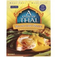 Promotion iHerb 13% de réduction sur la pâte de curry jaune A Taste Of Thai 50 g