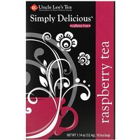 iHerb Uncle Lees Tea Simple Delicious Raspberry Tea Caffeine Free 18 Tea Bags 114 oz 324 g