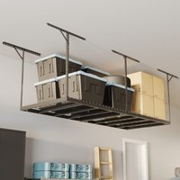 FLEXIMOUNTS Max Series 3¡ä x 8¡ä Heavy Duty Overhead Garage Storage Rack