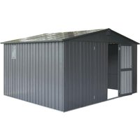 FLEXIMOUNTS Outdoor Garden Shed Metal Utility Tool Storage Room 11¡Á9ft