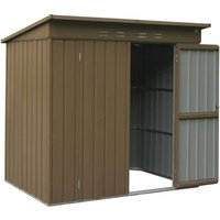 FLEXIMOUNTS Metal Tool Sheds Storage House 6¡Á4ft