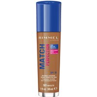 Lookfantastic Rimmel London LSF 20 Match Perfection Foundation 30 ml Verschiedene Farbtöne Noisette