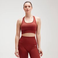 Myprotein UK MP Women's Shape Seamless Ultra Sports Bra - Burnt Red