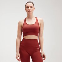 Image of Myprotein MP Women's Shape Seamless Ultra Sports Bra - Burnt Red - XS