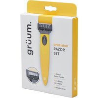 grüum Precision Razor Set - Citrus Yellow