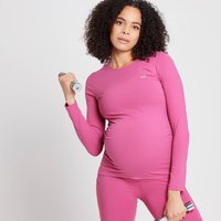 Myprotein UK MP Women's Power Maternity Long Sleeve Top - Sangria