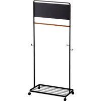 Yamazaki, Yamazaki Tower Kids Coat Rack With Panel - Black Yamazaki, Yamazaki Tower Kids Coat Rack With Panel - Black