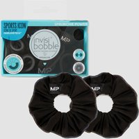 Image of Myprotein MP X Invisibobble® Reflective Power Sprunchie – Black - 2 PACK