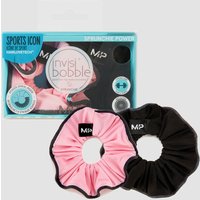 Myprotein UK MP X Invisibobble® Reflective Power Sprunchie – Black/Pink - 2 PACK