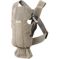 BABYBJÖRN, BABYBJÖRN Mini 3D Mesh Baby Carrier - Gray Beige BABYBJÖRN, BABYBJÖRN Mini 3D Mesh Baby Carrier - Gray Beige
