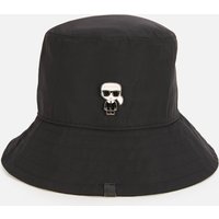 Karl Lagerfeld, Karl Lagerfeld Women's K/Ikonik Bucket Hat - Black Karl Lagerfeld, Karl Lagerfeld Women's K/Ikonik Bucket Hat - Black
