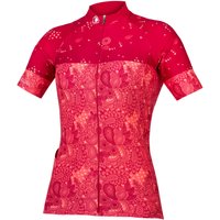 Endura Women's Paisley S/S Jersey LTD - Berry | Extra 10% off first order.