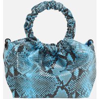 HVISK, HVISK Women's Jolly Rush Snake Handle Bag - Blue Uniform HVISK, HVISK Women's Jolly Rush Snake Handle Bag - Blue Uniform