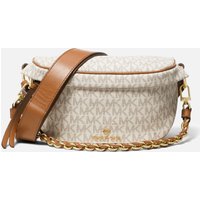 MICHAEL Michael Kors, MICHAEL Michael Kors Women's Slater XS Sling Bag - Vanilla/Acorn MICHAEL Michael Kors, MICHAEL Michael Kors Women's Slater XS Sling Bag - Vanilla/Acorn