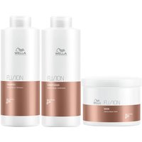 Wella Professionals Fusion Repair Shampoo, Conditioner and Mask Super Size Regime Bundle