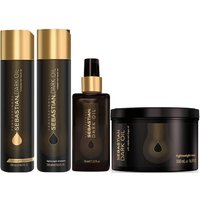 Sebastian Professional Dark Oil Shampoo, Conditioner, Mask and Styling Oil Regime Bundle