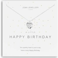 Joma Jewellery, Joma Jewellery A Little Happy Birthday Necklace - Silver Joma Jewellery, Joma Jewellery A Little Happy Birthday Necklace - Silver