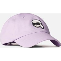 Karl Lagerfeld, Karl Lagerfeld Ikonik 2.0 Logo Cotton Baseball Cap Karl Lagerfeld, Karl Lagerfeld Ikonik 2.0 Logo Cotton Baseball Cap
