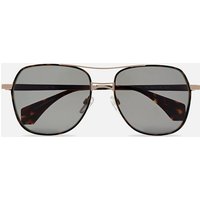 Vivienne Westwood, Vivienne Westwood Men's Hally Sunglasses - Satin Antique Gold Vivienne Westwood, Vivienne Westwood Men's Hally Sunglasses - Satin Antique Gold