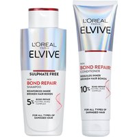 L’Oréal Paris Elvive Bond Repair Shampoo and Conditioner Bundle For Damaged Hair