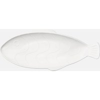 Broste Copenhagen, Broste Copenhagen Pesce Narrow Plate - White Broste Copenhagen, Broste Copenhagen Pesce Narrow Plate - White
