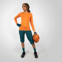 Endura Women's Hummvee 3/4 Shorts (With Liner) - Deep Teal | Extra 10% off first order.