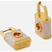 kate spade new york, Kate Spade New York Lock & Spade Gold-Plated Huggies kate spade new york, Kate Spade New York Lock & Spade Gold-Plated Huggies