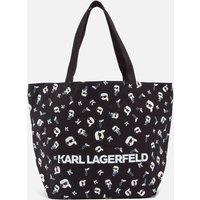 Karl Lagerfeld, Karl Lagerfeld Ikonik 2.0 Canvas Tote Bag Karl Lagerfeld, Karl Lagerfeld Ikonik 2.0 Canvas Tote Bag