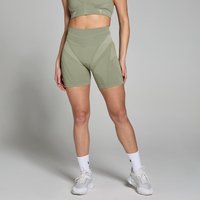 MP Women’s Tempo Ultra Geometric Seamless Booty Shorts - Brindle