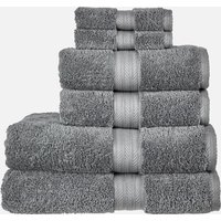 Christy, Christy Renaissance Egyptian Cotton Bath Towel - Ash Grey - 76 x 142cm - Set of 2 Christy, Christy Renaissance Egyptian Cotton Bath Towel - Ash Grey - 76 x 142cm - Set of 2