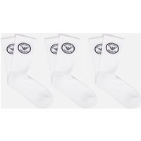 Emporio Armani, Emporio Armani 3 Pack Cotton-Blend Socks Emporio Armani, Emporio Armani 3 Pack Cotton-Blend Socks