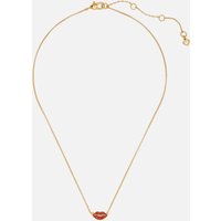 kate spade new york, Kate Spade New York Lips Mini Pendant Necklace - Red/Gold kate spade new york, Kate Spade New York Lips Mini Pendant Necklace - Red/Gold