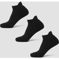 Myprotein UK MP Unisex Trainer Socks (3 Pack) - Black - UK 9-11
