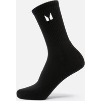 Image of Myprotein MP Unisex Crew Socks - Black - UK 2-5