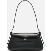 DKNY, DKNY Suri Flap Shoulder Bag - Black/Silver DKNY, DKNY Suri Flap Shoulder Bag - Black/Silver