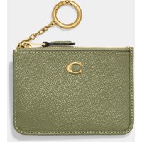 Coach, Coach Women's Crossgrain Mini ID Skinny - Moss Coach, Coach Women's Crossgrain Mini ID Skinny - Moss