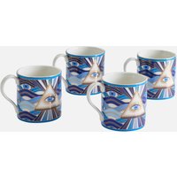 Jonathan Adler, Jonathan Adler Boxed Druggist Mugs - Set Of 4 Jonathan Adler, Jonathan Adler Boxed Druggist Mugs - Set Of 4