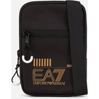 EA7, EA7 Men's Core Mini Pouch Cross Body Bag - Black/Gold EA7, EA7 Men's Core Mini Pouch Cross Body Bag - Black/Gold