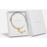 Joma Jewellery, Joma Jewellery Women's Manifestones Aventurine, Opportunity Bracelet - Gold Joma Jewellery, Joma Jewellery Women's Manifestones Aventurine, Opportunity Bracelet - Gold