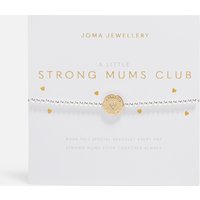 Joma Jewellery, Joma Jewellery Women's A Little Strong Mums Club Bracelet - Silver/Gold Joma Jewellery, Joma Jewellery Women's A Little Strong Mums Club Bracelet - Silver/Gold